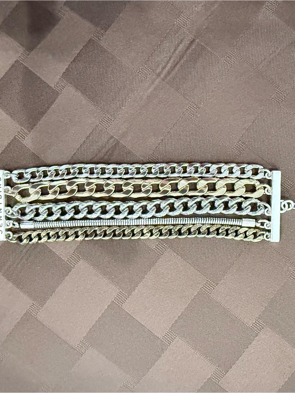 Jenny Bird "Austin" Mixed
MetalMulti-Chain Cuff Bracelet - Picture 3 of 10